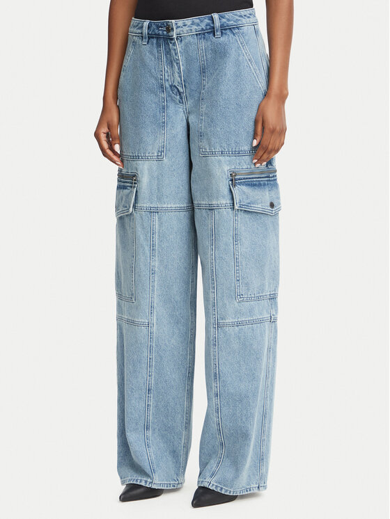 MICHAEL Michael Kors Džinsi MR6909WFAU Zils Relaxed Fit