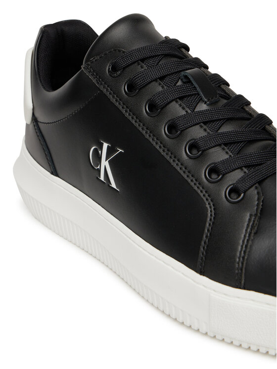 Calvin Klein Jeans Calvin Klein Jeans Sneakersy Chunky Cupsole Ru Patch Lth YM0YM01296 Čierna