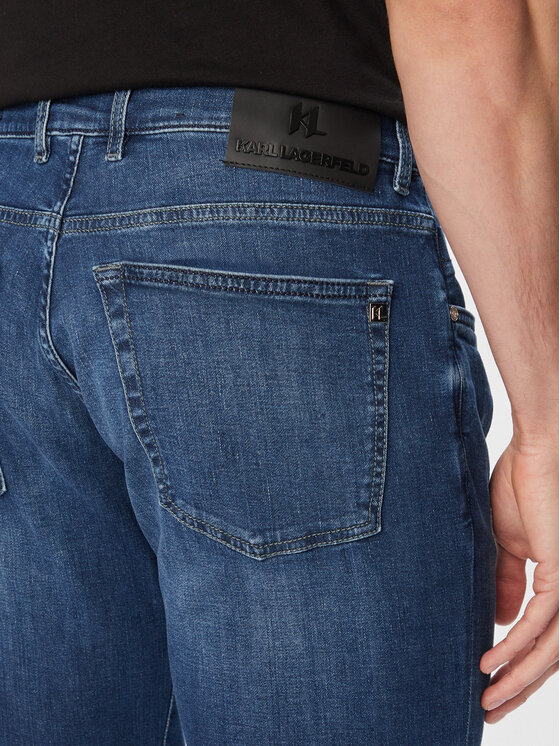 KARL LAGERFELD KARL LAGERFELD Jeansy 265506-562843 Niebieski Tapered Fit