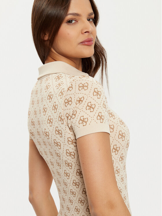 Guess Guess Vestito di maglia V5RK02 Z3LF0 Beige
