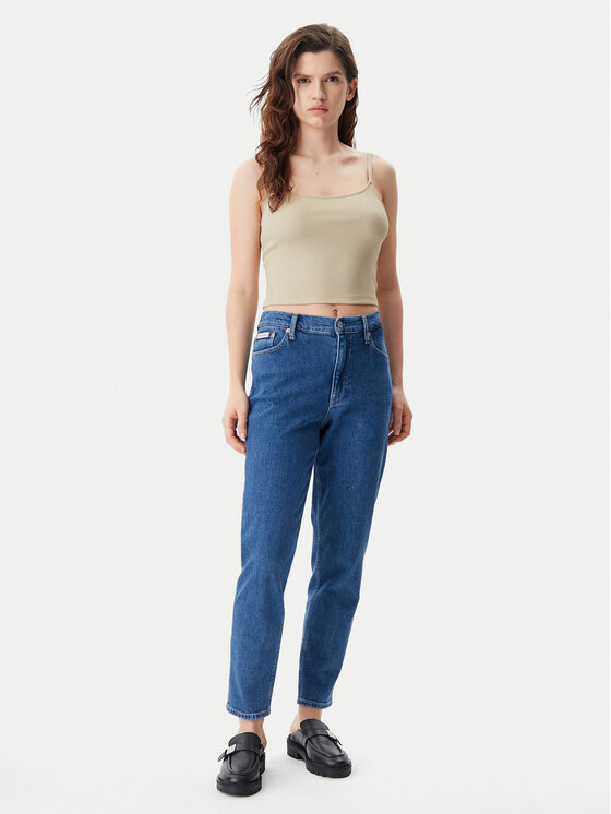 Calvin Klein Jeans Calvin Klein Jeans Džinsi J20J225505 Zils Mom Fit