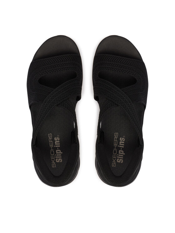 Skechers Skechers Sandały Slip-ins Glide-Step 119557/BBK Czarny