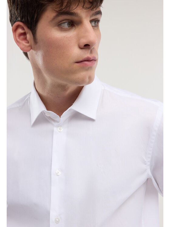 Trussardi Trussardi Koszula 5005N000051N001 Biały Regular Fit