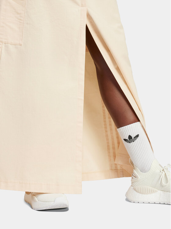 adidas adidas Trapecijos formos sijonas Premium Essentials IU2677 Smėlio Regular Fit