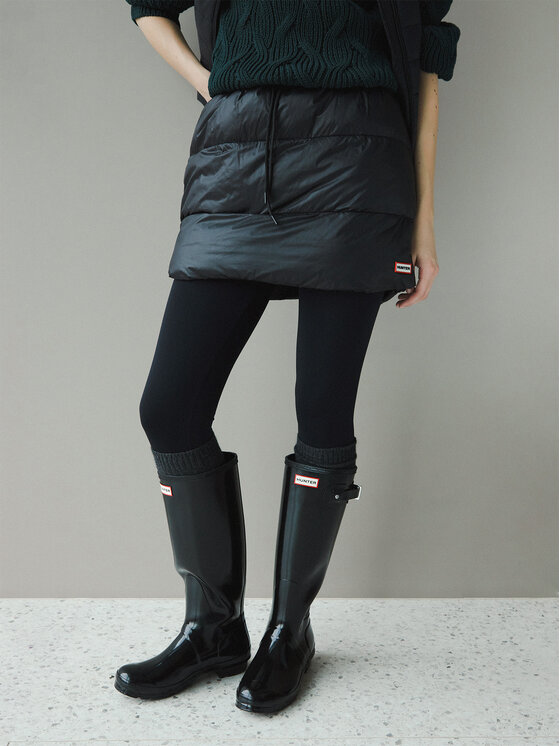 Hunter Hunter Мини пола HARW0035242 Черен Regular Fit