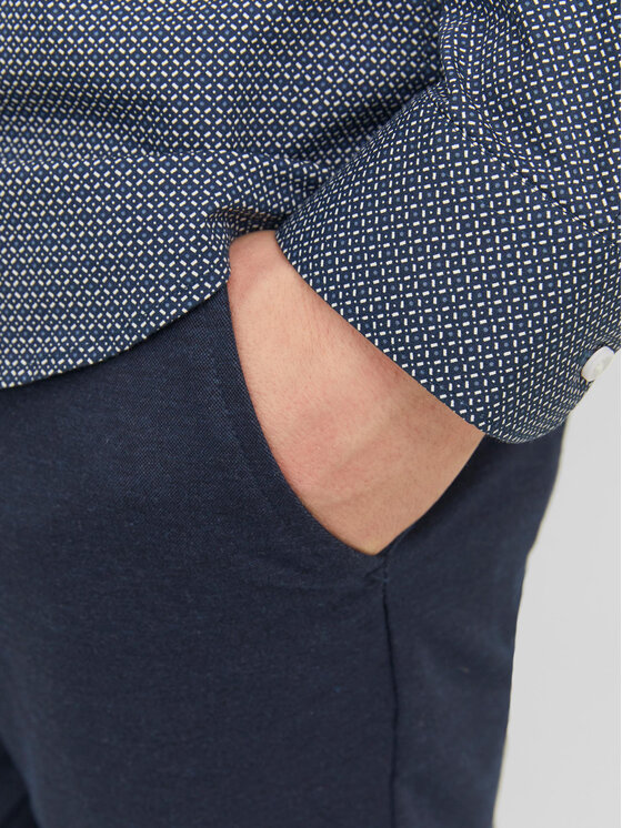 Jack & Jones Jack & Jones Pantaloni chino Marco 12237523 Bleumarin Slim Fit