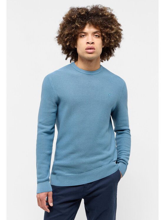 Mustang Mustang Maglione ELLIOT Blu Regular Fit