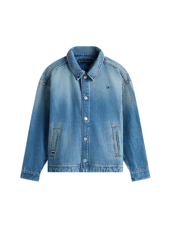 Tommy Hilfiger Tommy Hilfiger džínsová košeľa Vintage KB0KB10212 Modrá Regular Fit