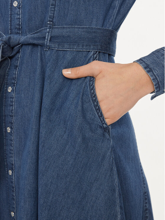 United Colors Of Benetton United Colors Of Benetton Sukienka jeansowa 4RZKDV07A Niebieski Regular Fit