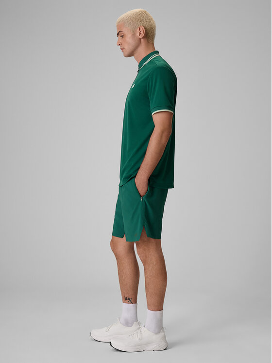 4F 4F Szorty sportowe SERVE & SMASH Zielony ciemny Regular Fit