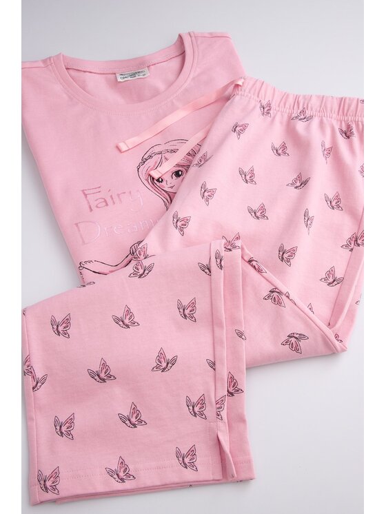 Coccodrillo Coccodrillo Piżama WC5448206PJS-007 Różowy Regular Fit