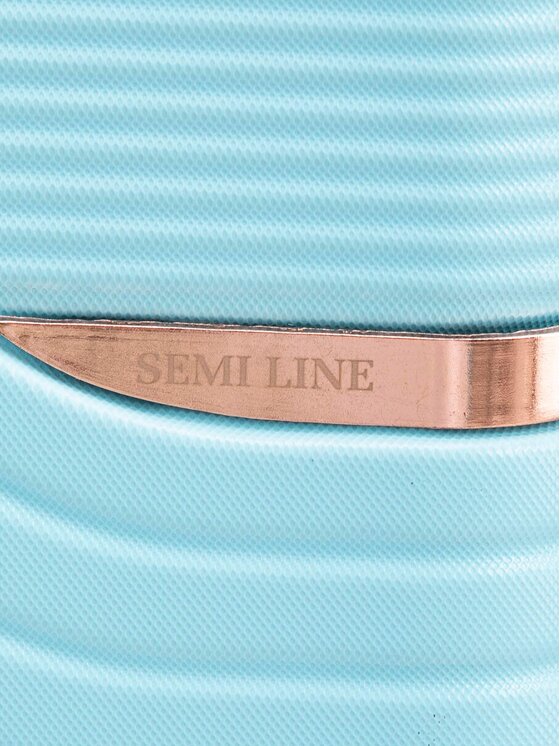 Semi Line Semi Line Valiză medie T5811-4 Albastru celest