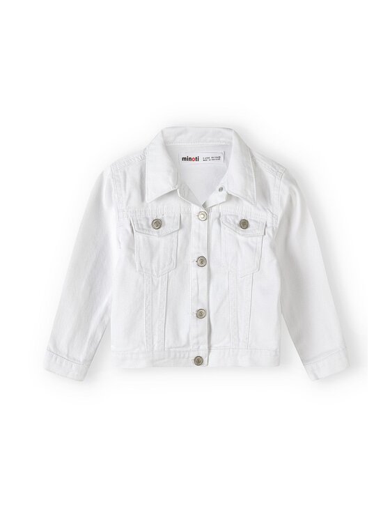 MINOTI MINOTI Kurtka jeansowa 14jacket 3 Biały Regular Fit