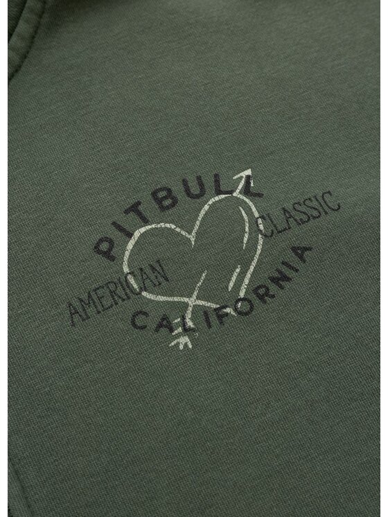 PITBULL PITBULL Bluza MANZANITA HEART Zielony Regular Fit