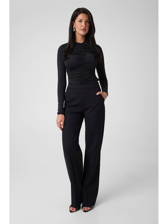 Guess Guess Kalhoty z materiálu 184756 Černá Classic Fit