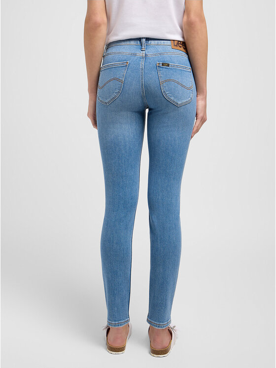 Lee Lee Jeansy SCARLETT Niebieski Skinny Fit