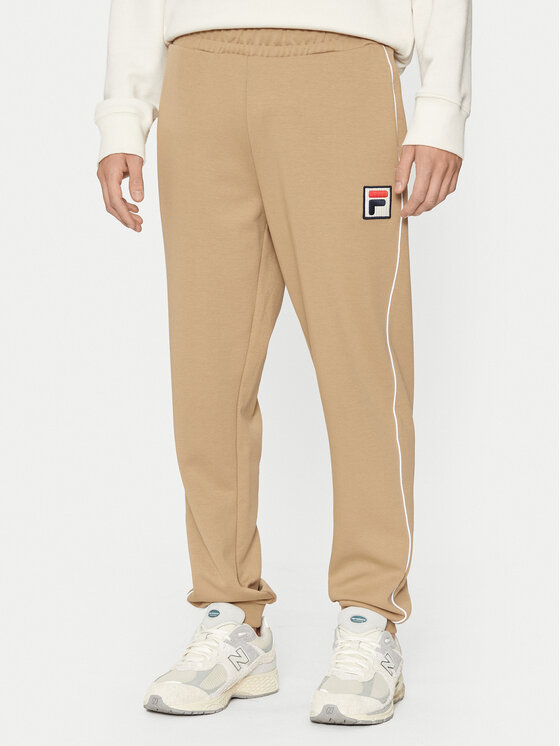 Fila Teplákové nohavice Lincoln FAM0663 Béžová Regular Fit