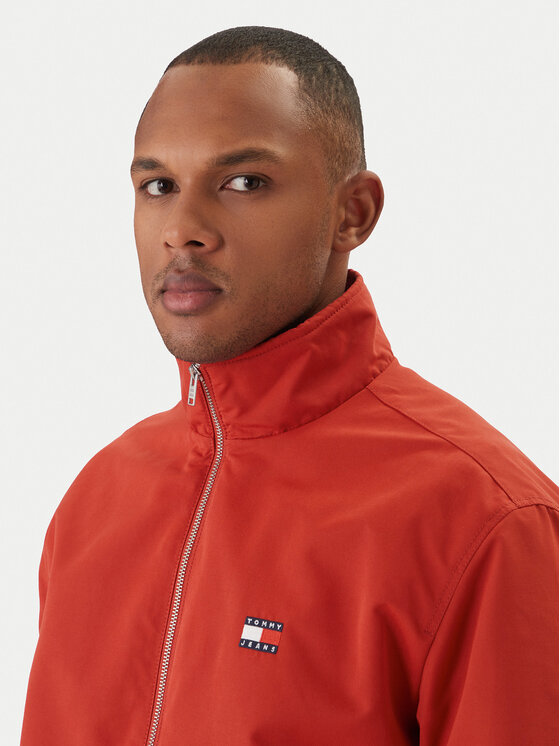 Tommy Jeans Tommy Jeans Prehodna jakna Essential DM0DM22720 Rdeča Regular Fit