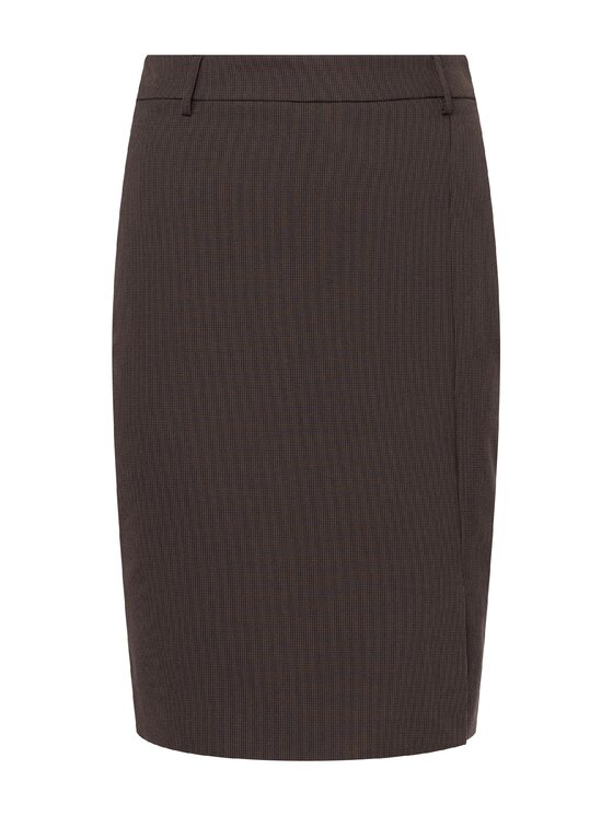 QUIOSQUE QUIOSQUE Sukňa QUIOSQUE 7TP001126 Hnedá Regular Fit