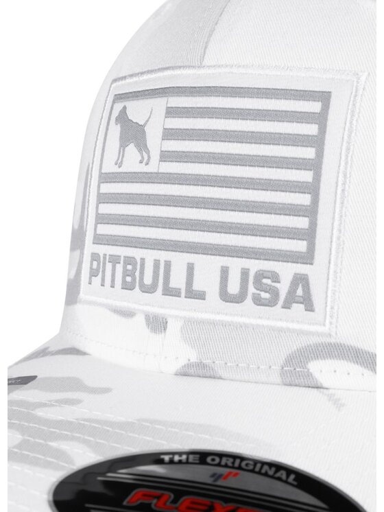 PITBULL PITBULL Czapka z daszkiem Czapka Full Cap PITBULL USA S/M Biały