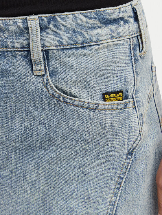 G-Star Raw G-Star Raw Džínová sukně Cinch D28409-E352 Modrá Regular Fit