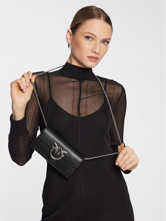 PINKO Pinko Handtasche Love One Wallet C PE 23 PLTT 100062 A0F1 Schwarz
