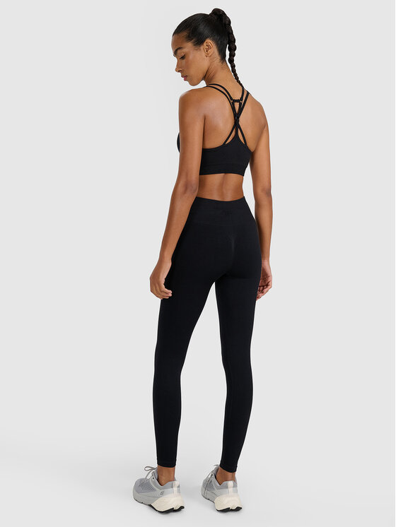 4F 4F Legginsy MULTI ACTIVE Czarny Slim Fit