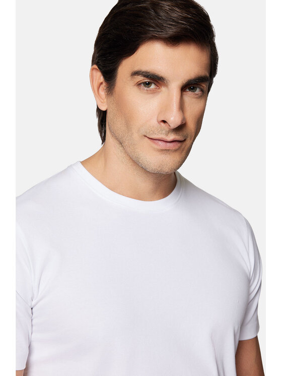 Lancerto Lancerto T-Shirt Jeffrey TS073124000001 Biały Regular Fit