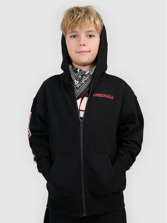 4F 4F Bluza ESPORTS RACING Czarny Loose Fit