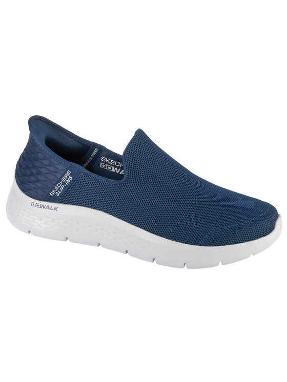 Skechers Skechers Sneakersy Skechers Slip-Ins: Go Walk Flex - No Hands Granatowy