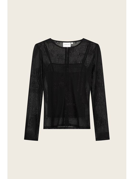 Fabienne Chapot Fabienne Chapot Bluzka 6973-509-172 Czarny Regular Fit