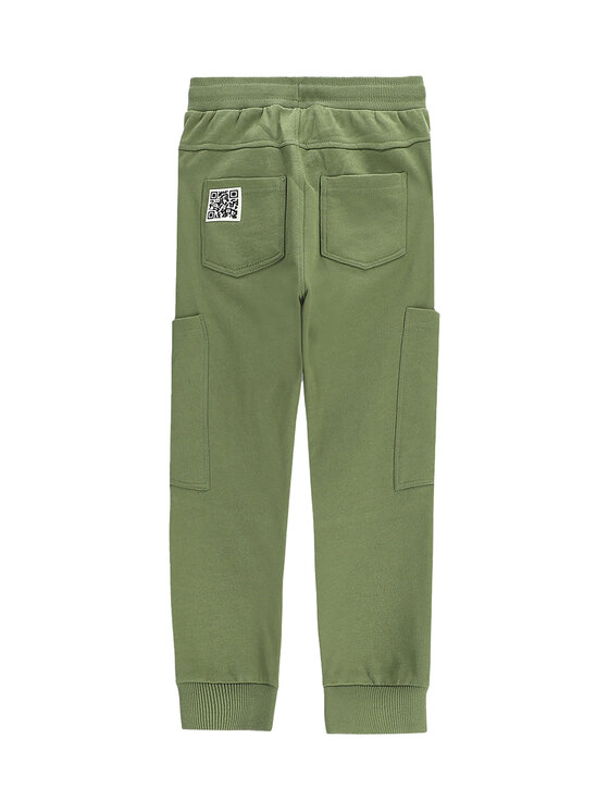 Coccodrillo Coccodrillo Donji dio trenerke WC5120105GBK Zelena Slim Fit