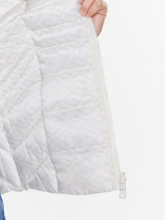 Guess Guess Преходно яке Janis W3RL04 WF5C2 Бял Regular Fit