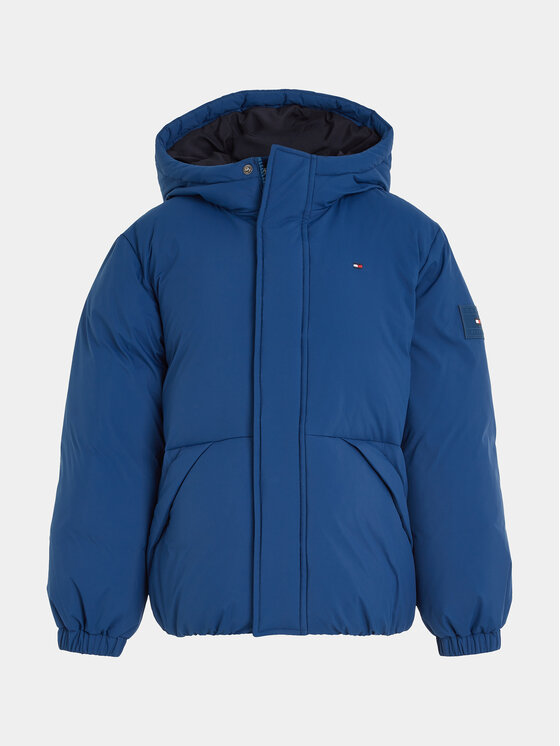Tommy Hilfiger Tommy Hilfiger Μπουφάν πουπουλένιο KS0KS00488 Μπλε Relaxed Fit