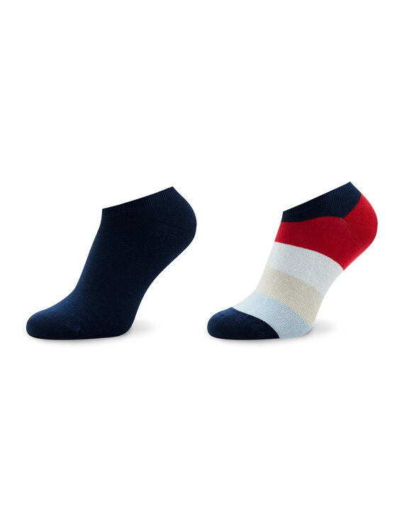 Set di 2 paia di calzini corti da uomo Tommy