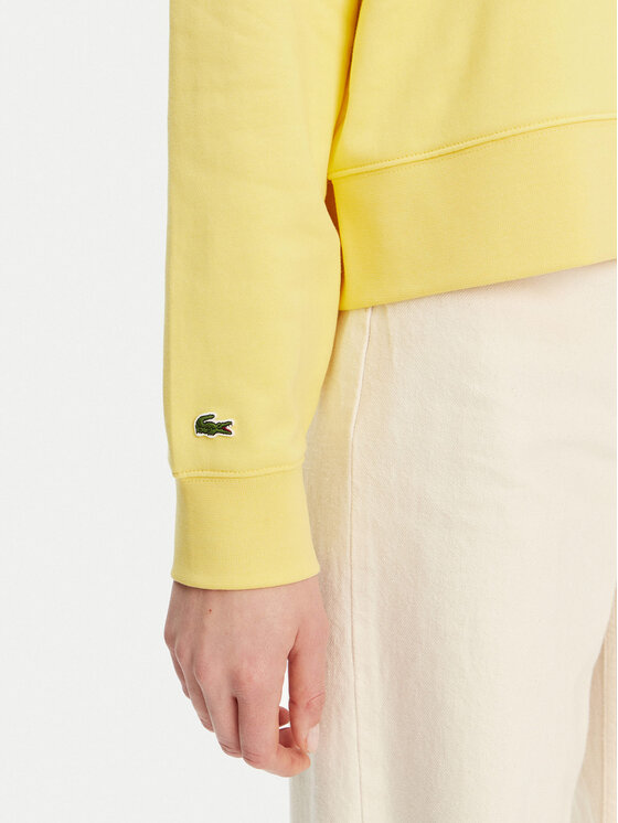 Lacoste Lacoste Суитшърт SF2649 Жълт Relaxed Fit