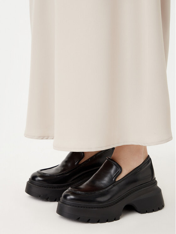 Pieces Pieces Midi szoknya Franan 17116541 Bézs Regular Fit