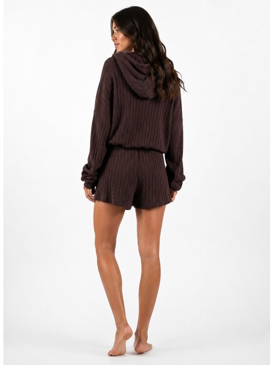 Agatha Studio Agatha Studio Komplet sweter i spodnie materiałowe A26SS-KE-K07 Brązowy Slim Fit