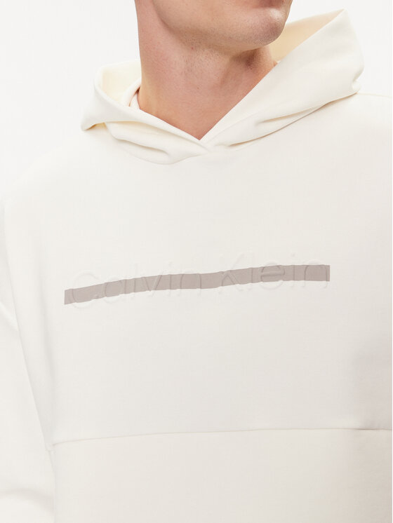 Calvin Klein Calvin Klein Felpa Color Embosed Logo K10K112442 Écru Regular Fit
