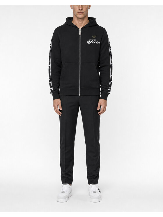 PHILIPP PLEIN PHILIPP PLEIN Mikina 31705 Černá Athletic Fit