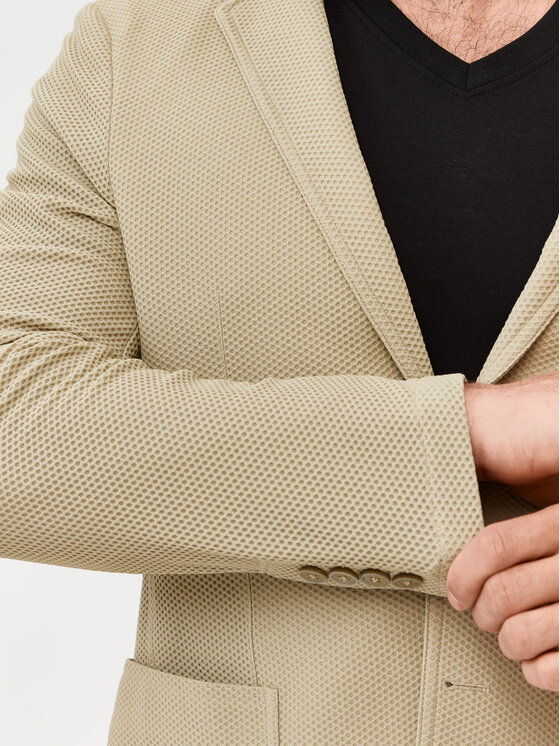Evenemen Evenemen Marynarka Alto Beżowy Slim Fit