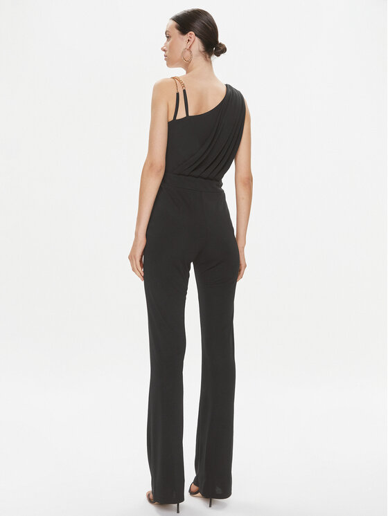 Fracomina Fracomina Salopetă FQ23WO2003W62601 Negru Slim Fit