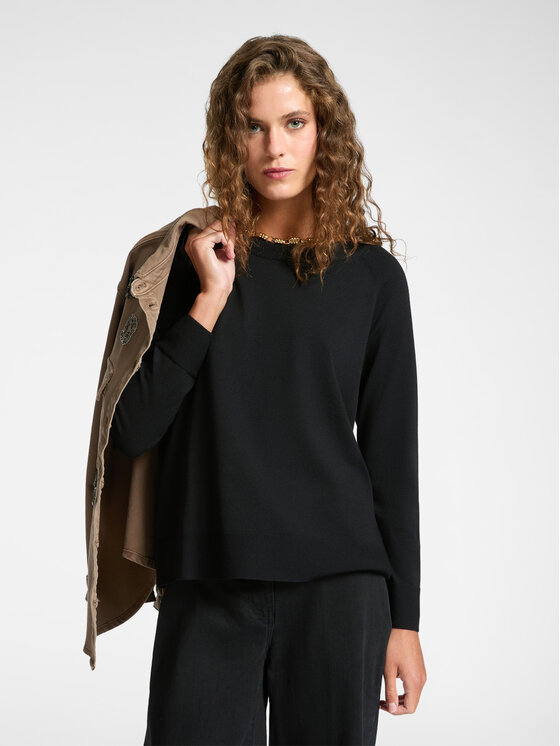 Elena Mirò Elena Mirò Maglione M525Z400547N033 Nero Regular Fit