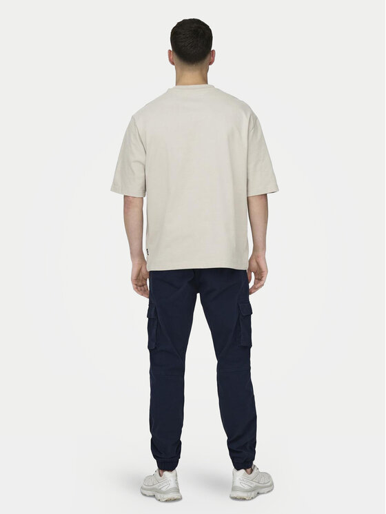 Only & Sons Only & Sons T-shirt 22028766 Grigio Relaxed Fit
