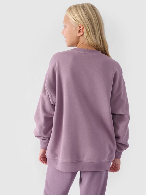 4F 4F Felpa 4FJWAW24TSWSF1214-51S Viola Regular Fit