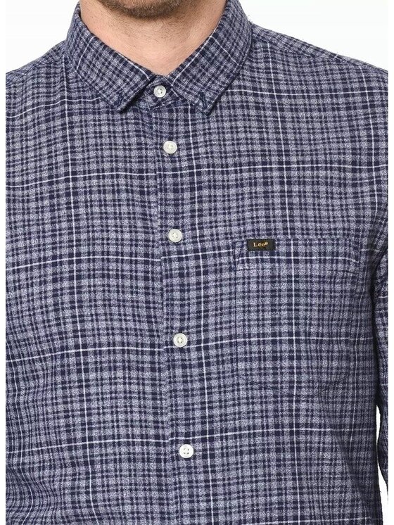 Lee Lee Camicia SLIM BUTTON DOWN Blu Slim Fit