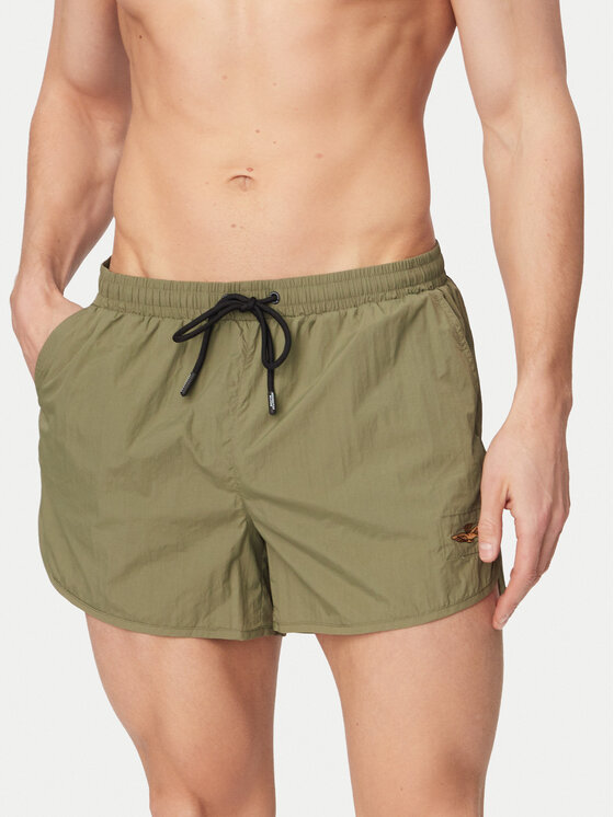 Aeronautica Militare Szorty kąpielowe 261BW0231UCT04311 Zielony Regular Fit