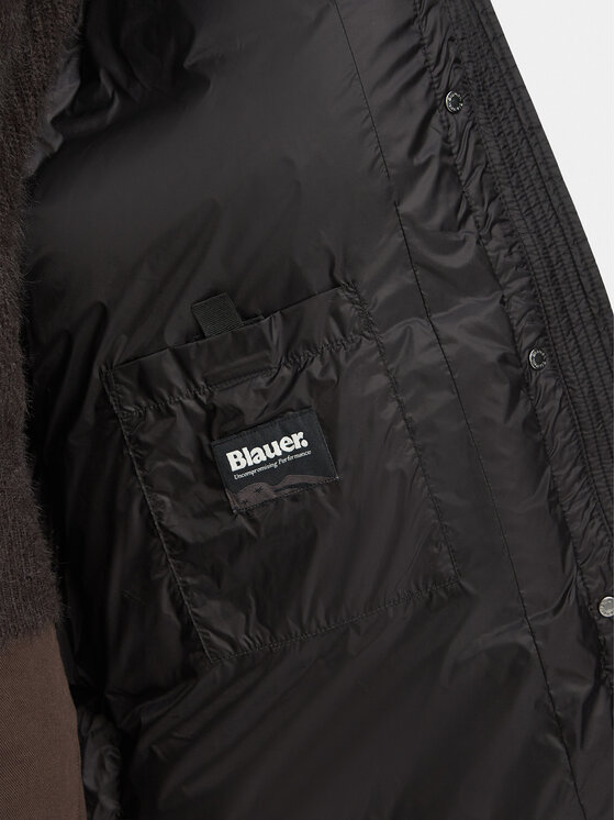 Blauer Blauer Ziemas jaka Granger 26WBLDB03438 Melns Regular Fit