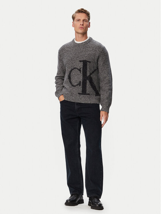 Calvin Klein Jeans Calvin Klein Jeans Pulover LV04RH311G Gri Regular Fit