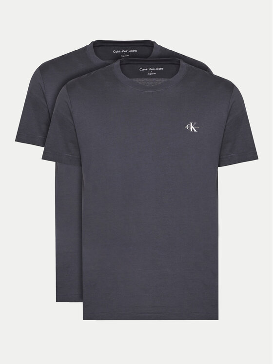 Calvin Klein Jeans 2-dielna súprava tričiek 2 Pack Monologo T-Shirt J30J320199 Farebná Regular Fit